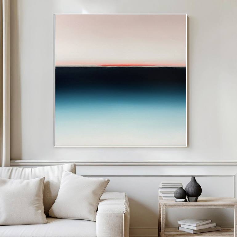 Original Surrealism Seascape Painting by Larissa Uvarova