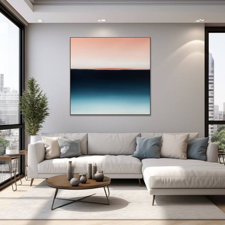 Original Surrealism Seascape Painting by Larissa Uvarova