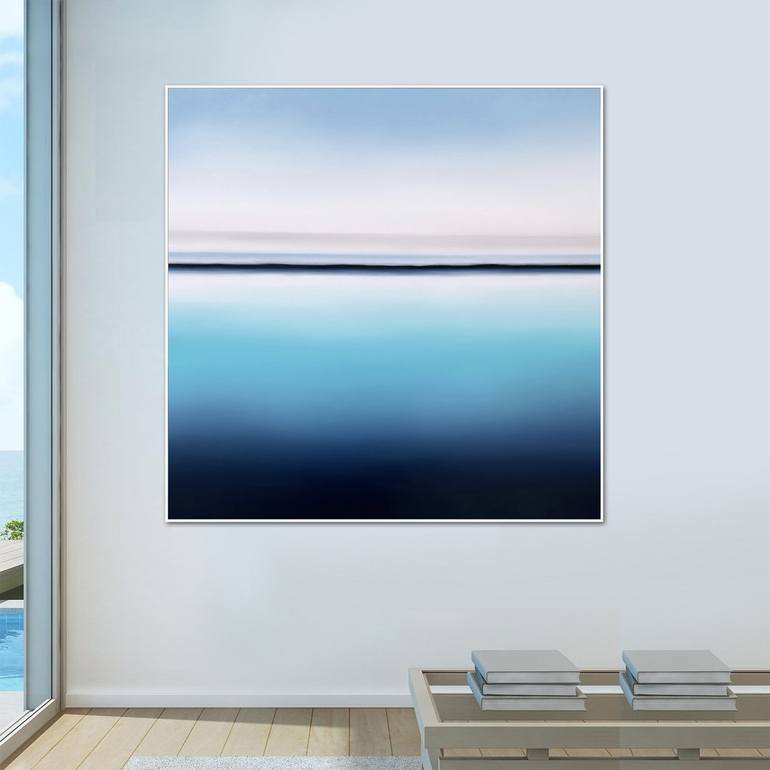 Original Surrealism Seascape Painting by Larissa Uvarova