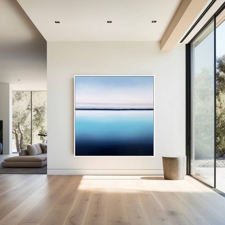 Original Surrealism Seascape Painting by Larissa Uvarova
