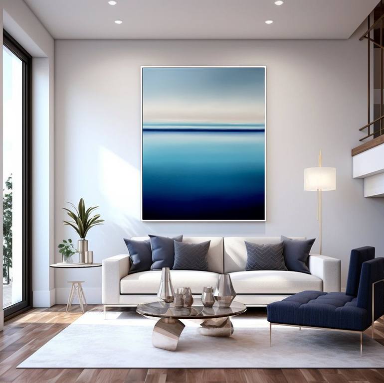 Original Surrealism Seascape Painting by Larissa Uvarova