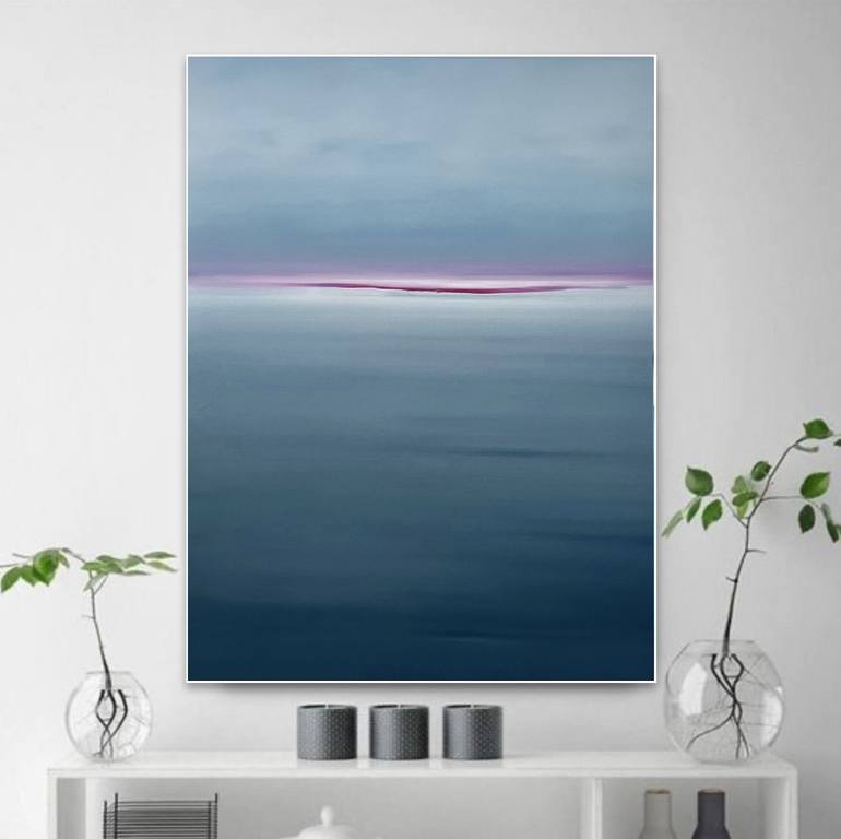 Original Surrealism Seascape Painting by Larissa Uvarova