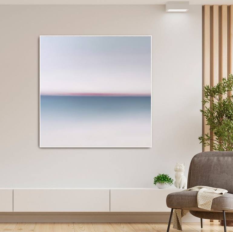 Original Abstract Seascape Painting by Larissa Uvarova