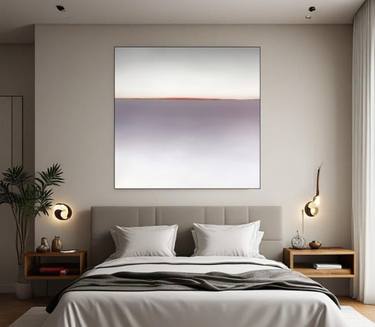 Original Minimalism Seascape Paintings by Larissa Uvarova