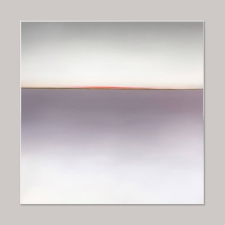 Original Minimalism Seascape Painting by Larissa Uvarova