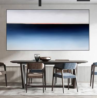 Original Abstract Seascape Paintings by Larissa Uvarova