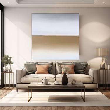 Original Abstract Seascape Paintings by Larissa Uvarova