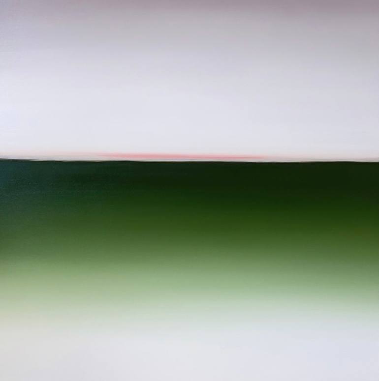 Original Abstract Seascape Painting by Larissa Uvarova