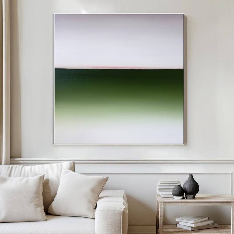 Original Abstract Seascape Painting by Larissa Uvarova
