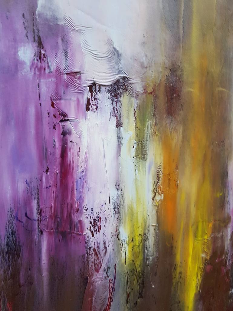 Original Abstract Expressionism Abstract Painting by Larissa Uvarova