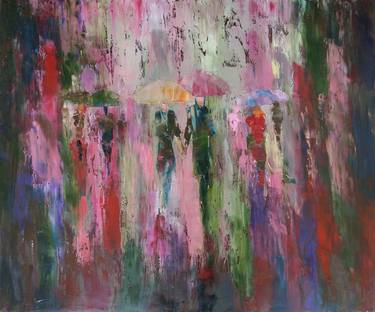 Original Abstract Expressionism Abstract Paintings by Larissa Uvarova