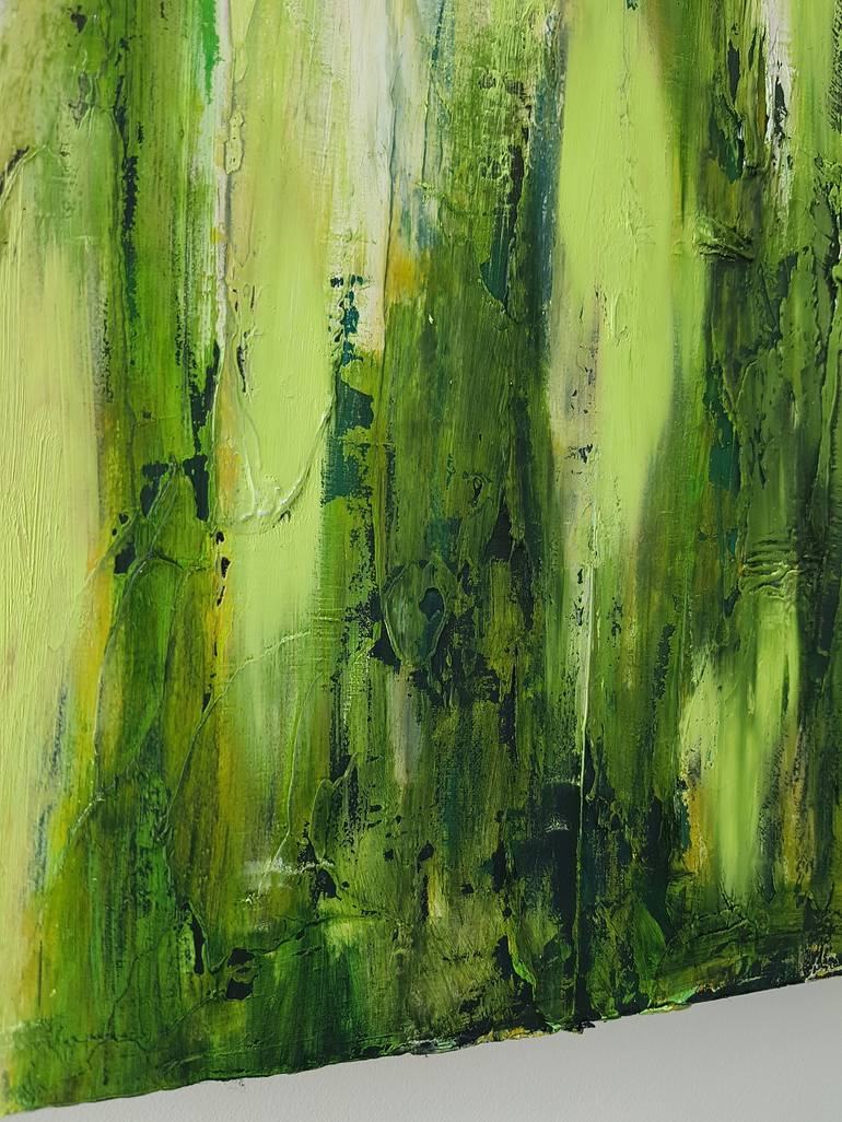 Original Abstract Expressionism Abstract Painting by Larissa Uvarova