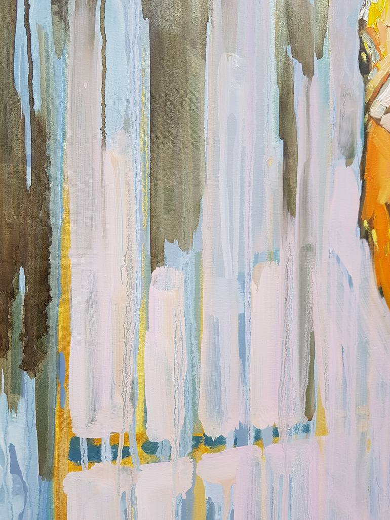 Original Conceptual Animal Painting by Larissa Uvarova