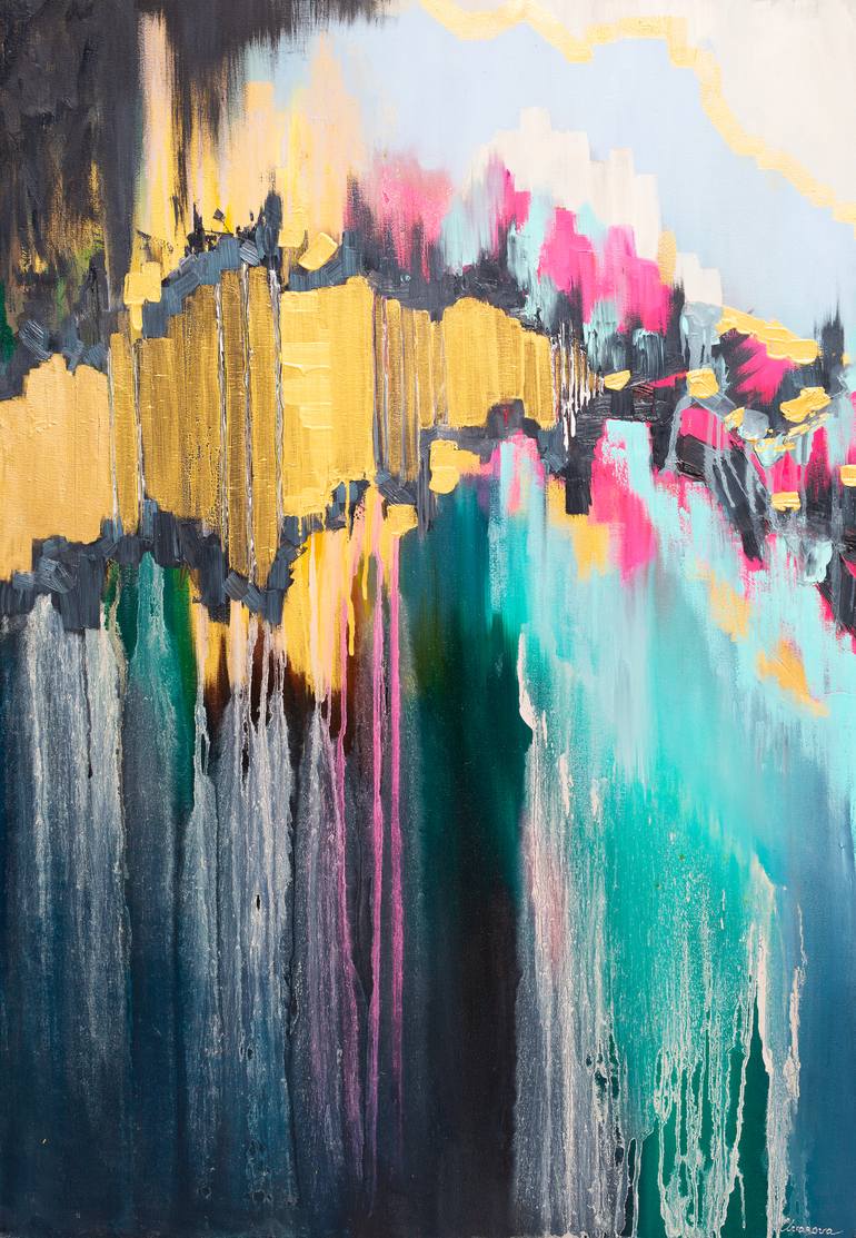 Abstract landscape Love: MAX point / original / decor / design Painting ...