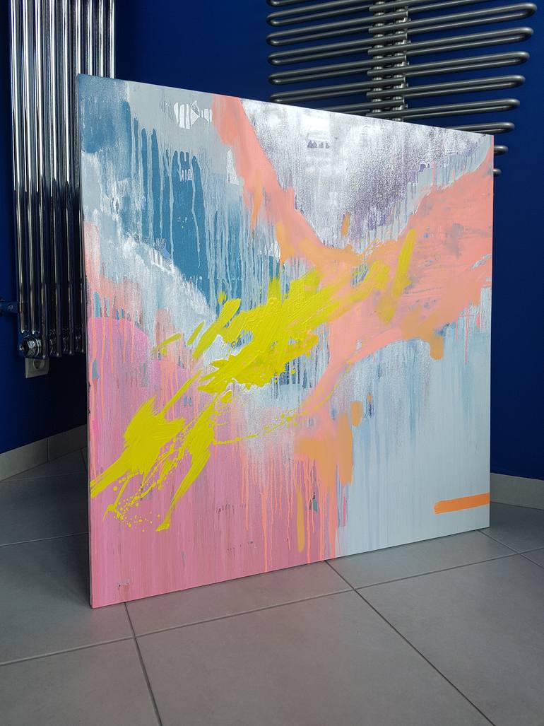 Original Expressionism Abstract Painting by Larissa Uvarova