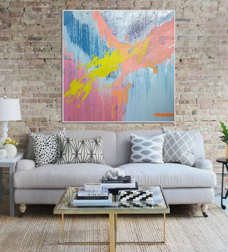 Original Expressionism Abstract Painting by Larissa Uvarova