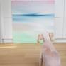 Original oil on canvas painting will be great for the modern interiors. Ready to hang.