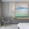Original oil on canvas painting will be great for the modern interiors. Ready to hang.