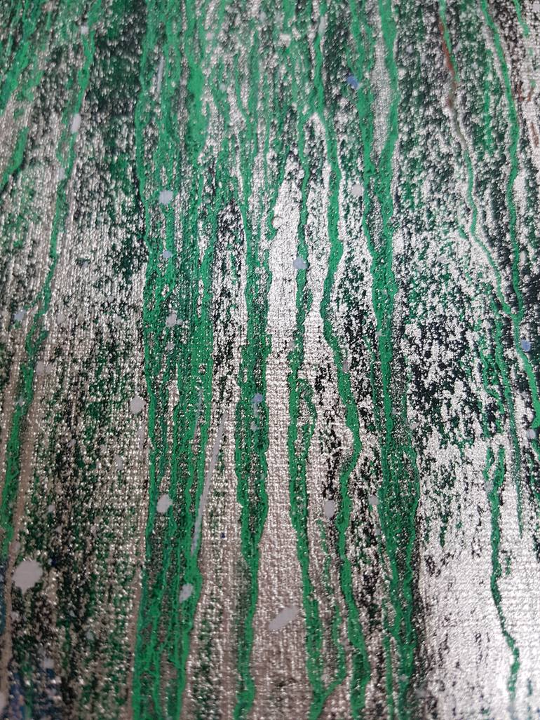 Original Abstract Expressionism Abstract Painting by Larissa Uvarova