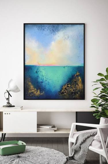 Print of Seascape Paintings by Larissa Uvarova