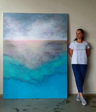 Print of Seascape Paintings by Larissa Uvarova