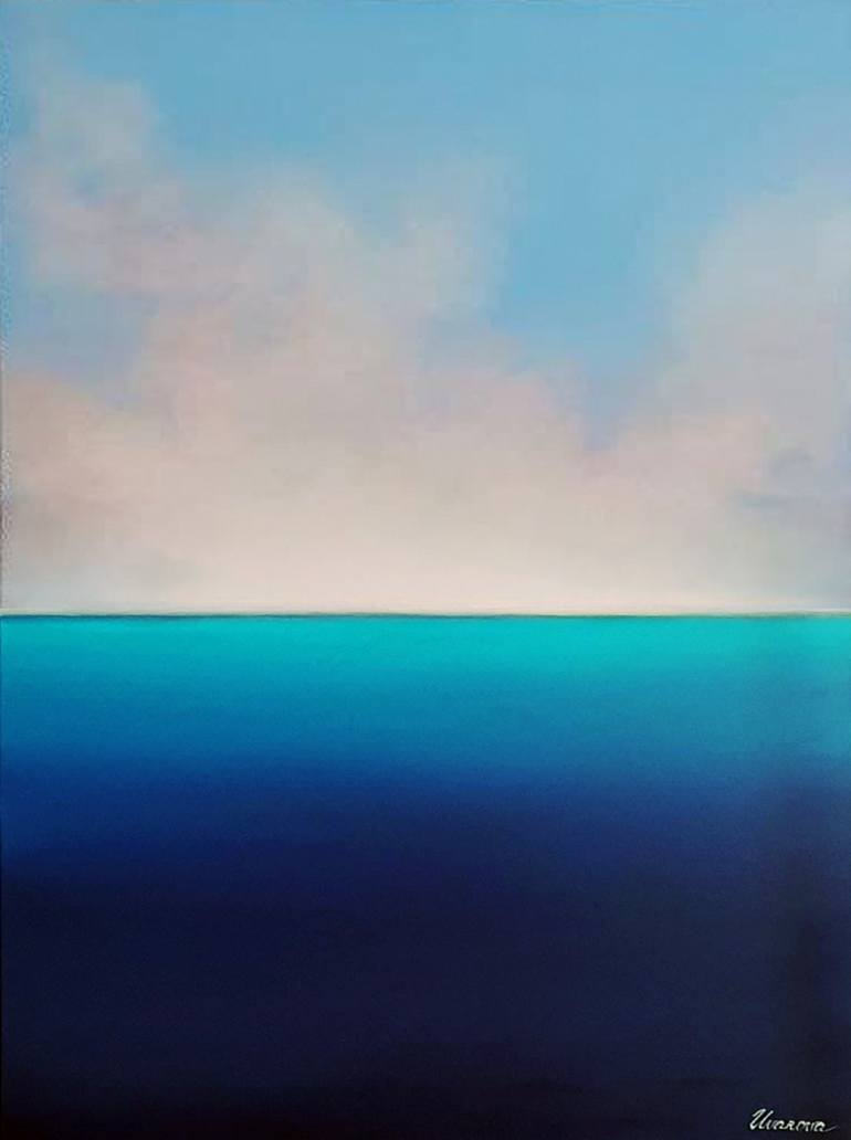 Original Modern Seascape Painting by Larissa Uvarova