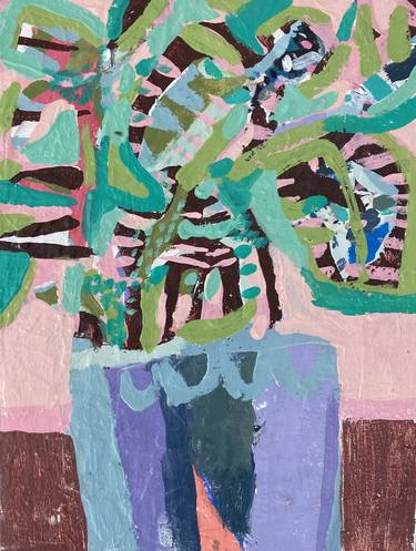 Original Pop Art Botanic Paintings by Marcie Rohr