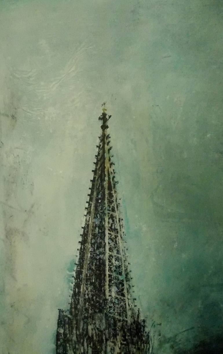 Original Abstract Expressionism Abstract Painting by Christa Haack