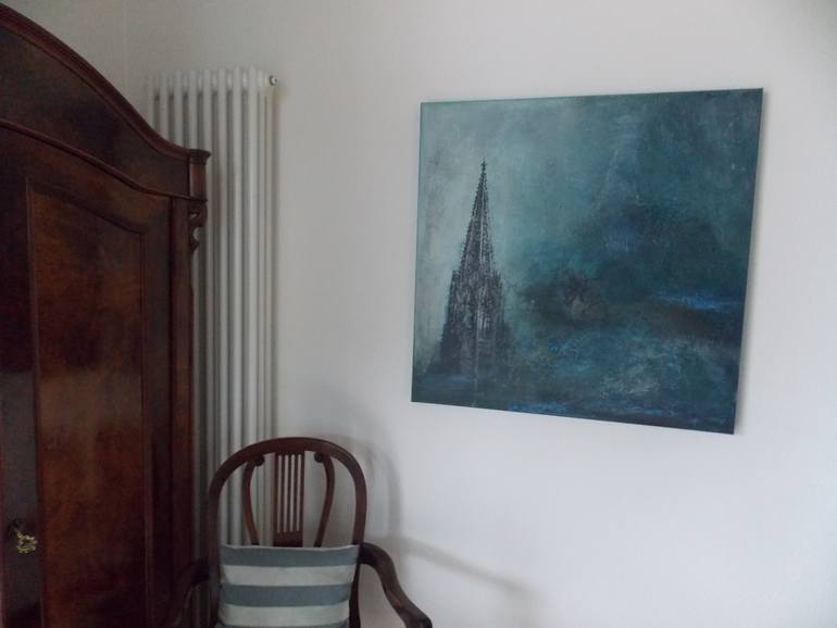 Original Abstract Expressionism Abstract Painting by Christa Haack