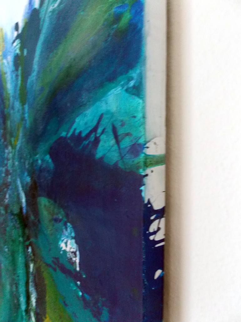 Original Abstract Expressionism Abstract Painting by Christa Haack