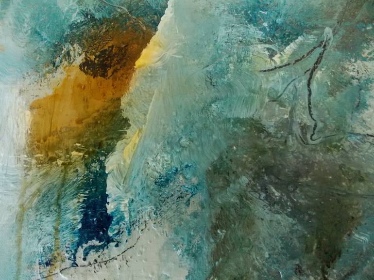 Original Abstract Expressionism Abstract Painting by Christa Haack