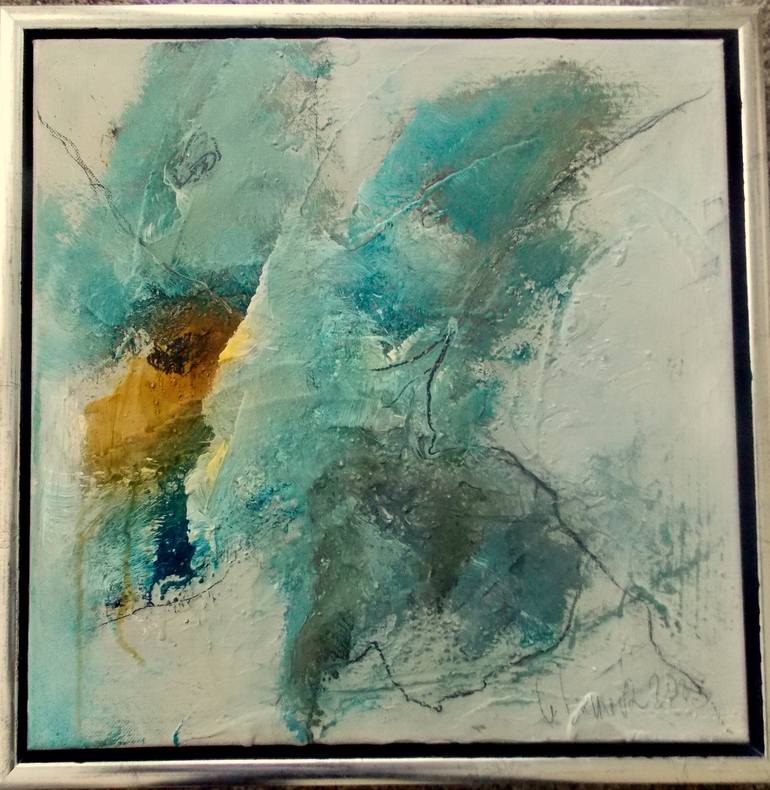 Original Abstract Expressionism Abstract Painting by Christa Haack