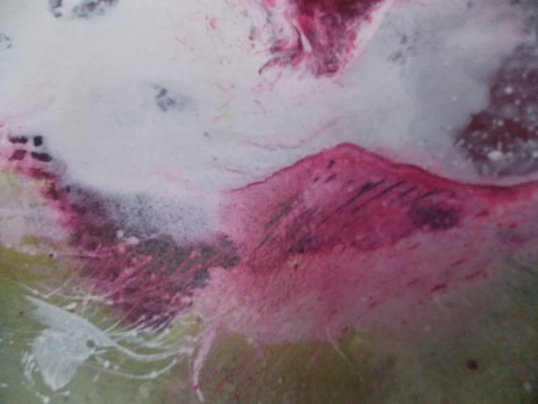 Original Abstract Expressionism Abstract Painting by Christa Haack