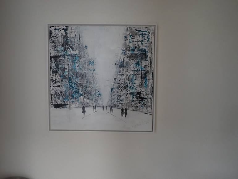 Original Abstract Expressionism Abstract Painting by Christa Haack