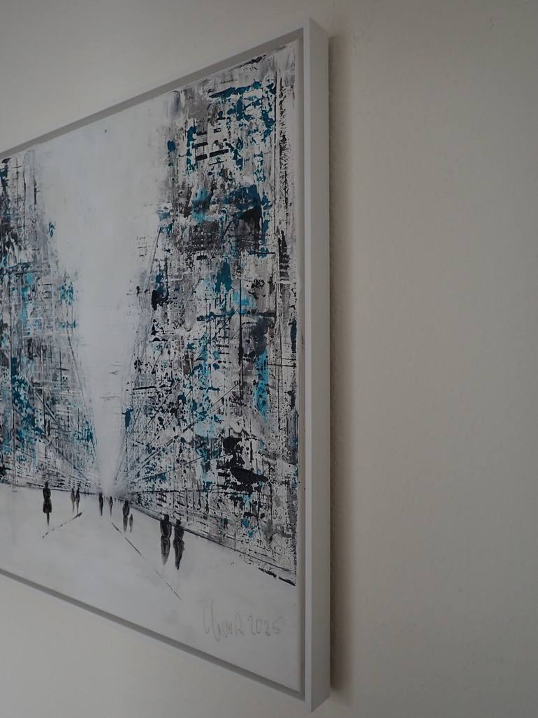 Original Abstract Expressionism Abstract Painting by Christa Haack