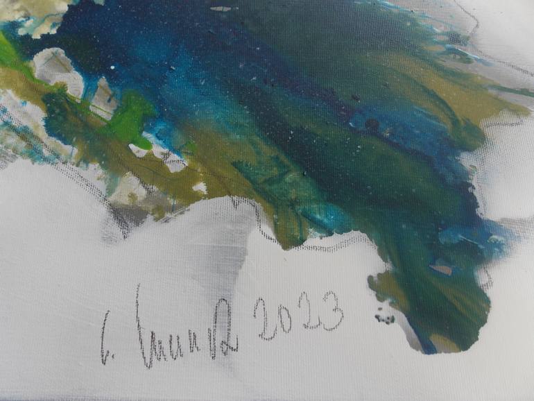 Original Abstract Expressionism Abstract Painting by Christa Haack