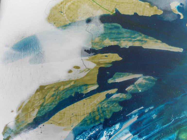 Original Abstract Expressionism Abstract Painting by Christa Haack