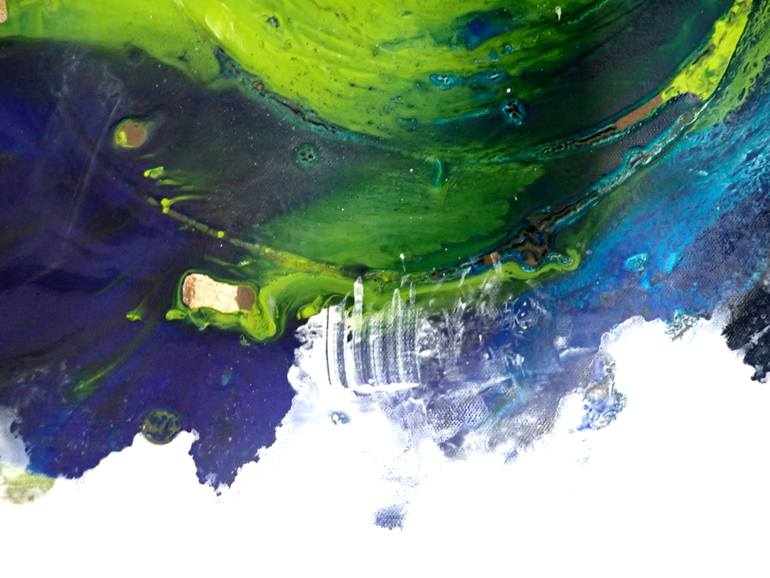 Original Abstract Expressionism Abstract Painting by Christa Haack
