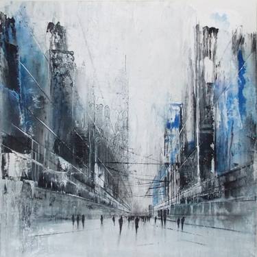 Print of Abstract Architecture Paintings by CHRISTA HAACK