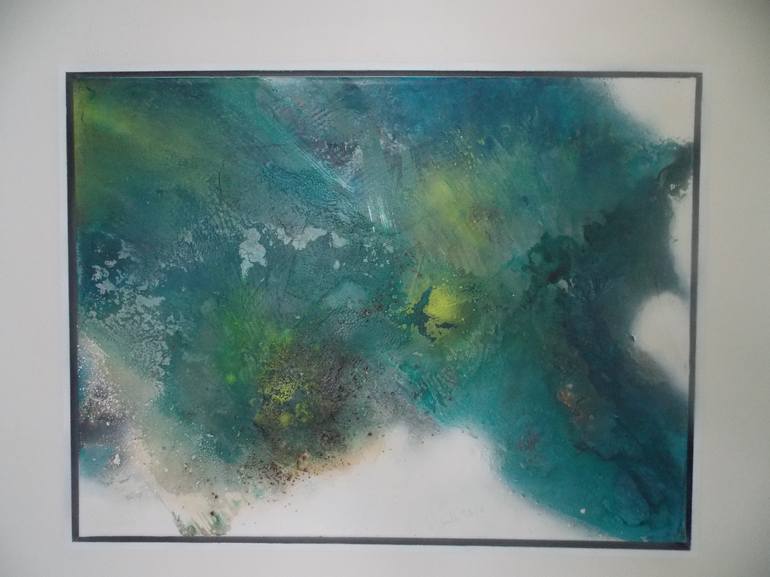 Original Abstract Expressionism Abstract Painting by CHRISTA HAACK