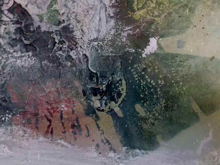 Original Abstract Expressionism Abstract Painting by Christa Haack