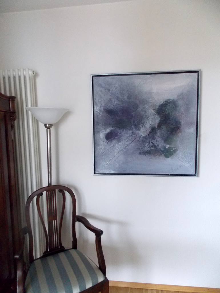 Original Abstract Expressionism Abstract Painting by Christa Haack