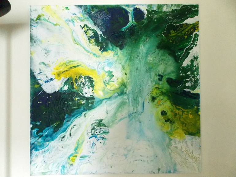 Original Abstract Expressionism Abstract Painting by Christa Haack