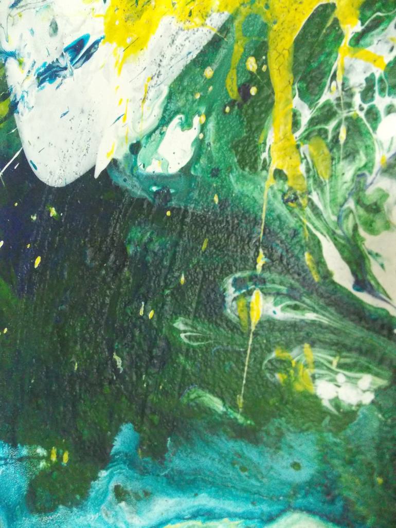 Original Abstract Expressionism Abstract Painting by Christa Haack