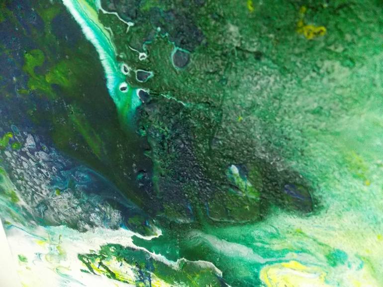 Original Abstract Expressionism Abstract Painting by Christa Haack