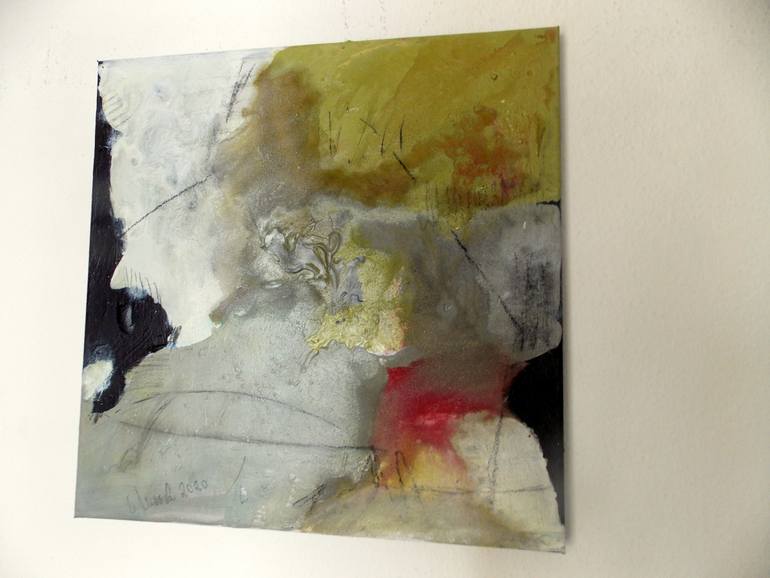 Original Abstract Expressionism Abstract Painting by Christa Haack