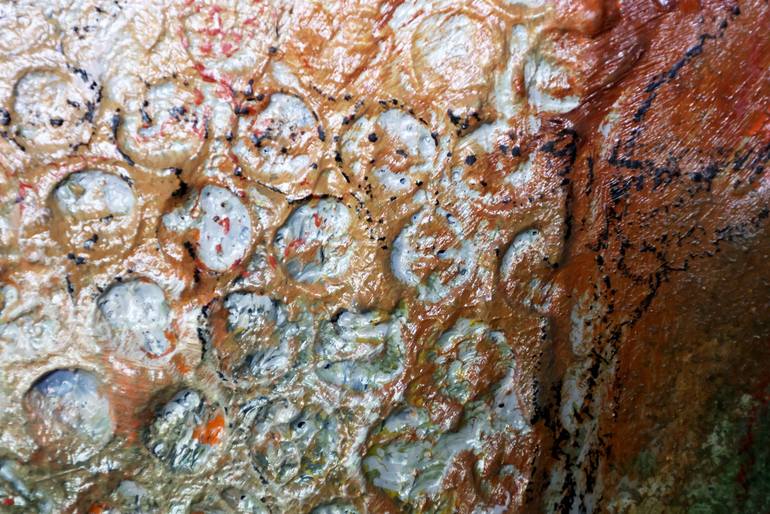 Original Abstract Expressionism Abstract Painting by Christa Haack