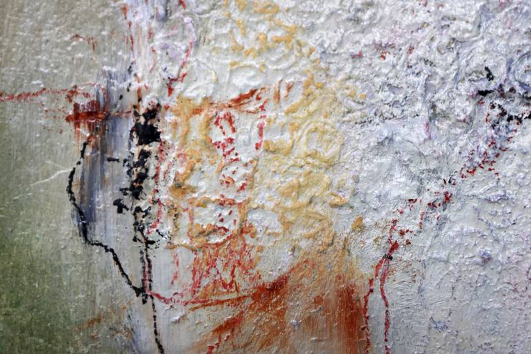 Original Abstract Expressionism Abstract Painting by Christa Haack