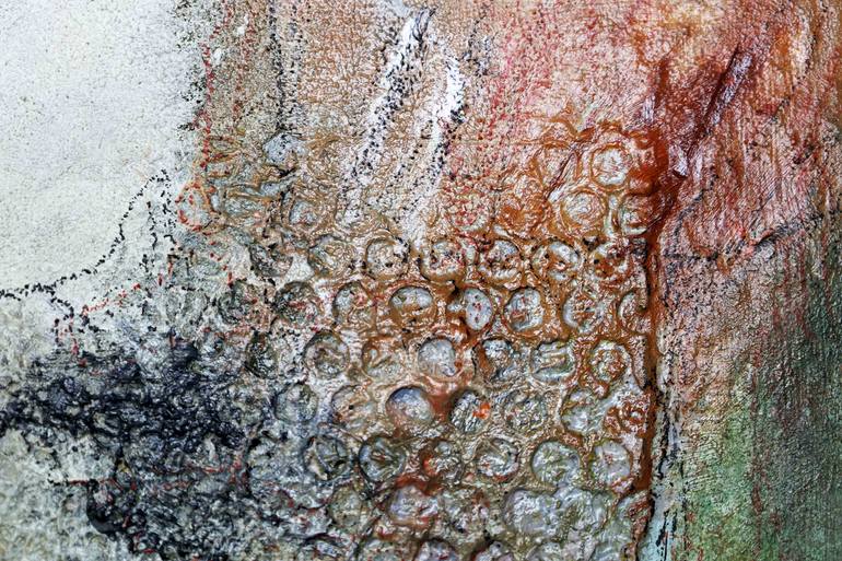 Original Abstract Expressionism Abstract Painting by Christa Haack