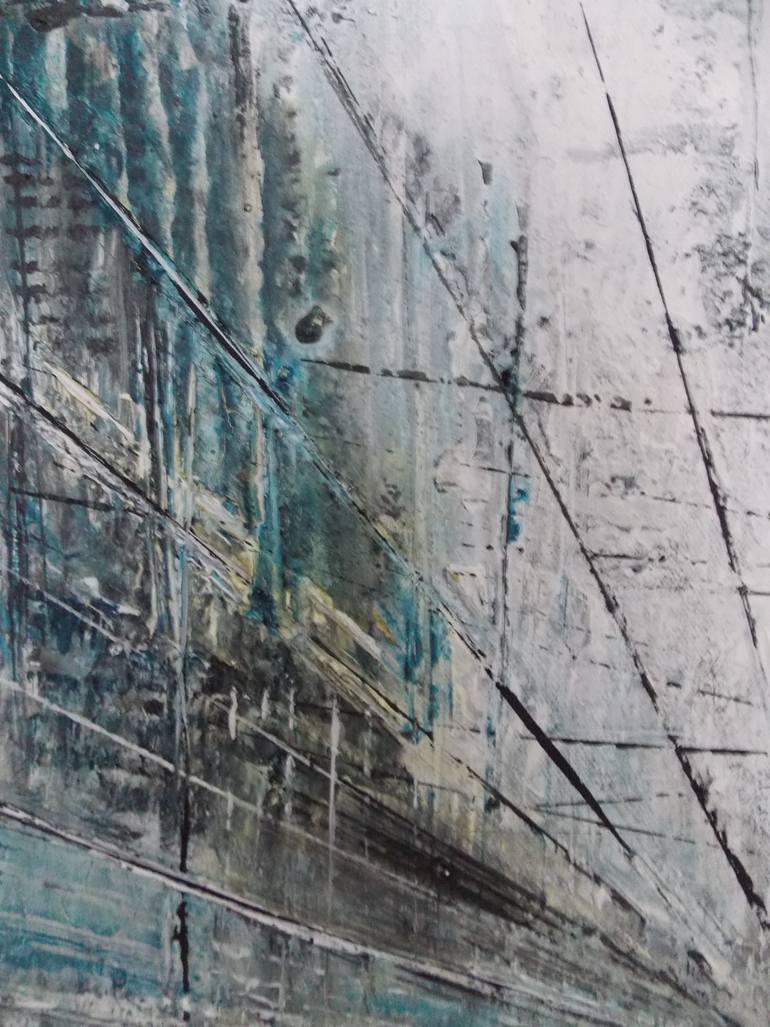 Original Abstract Expressionism Abstract Painting by Christa Haack